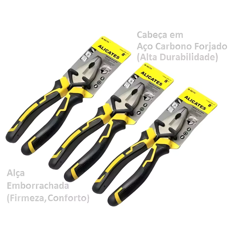 Alicate Universal - Aço e Carbono
